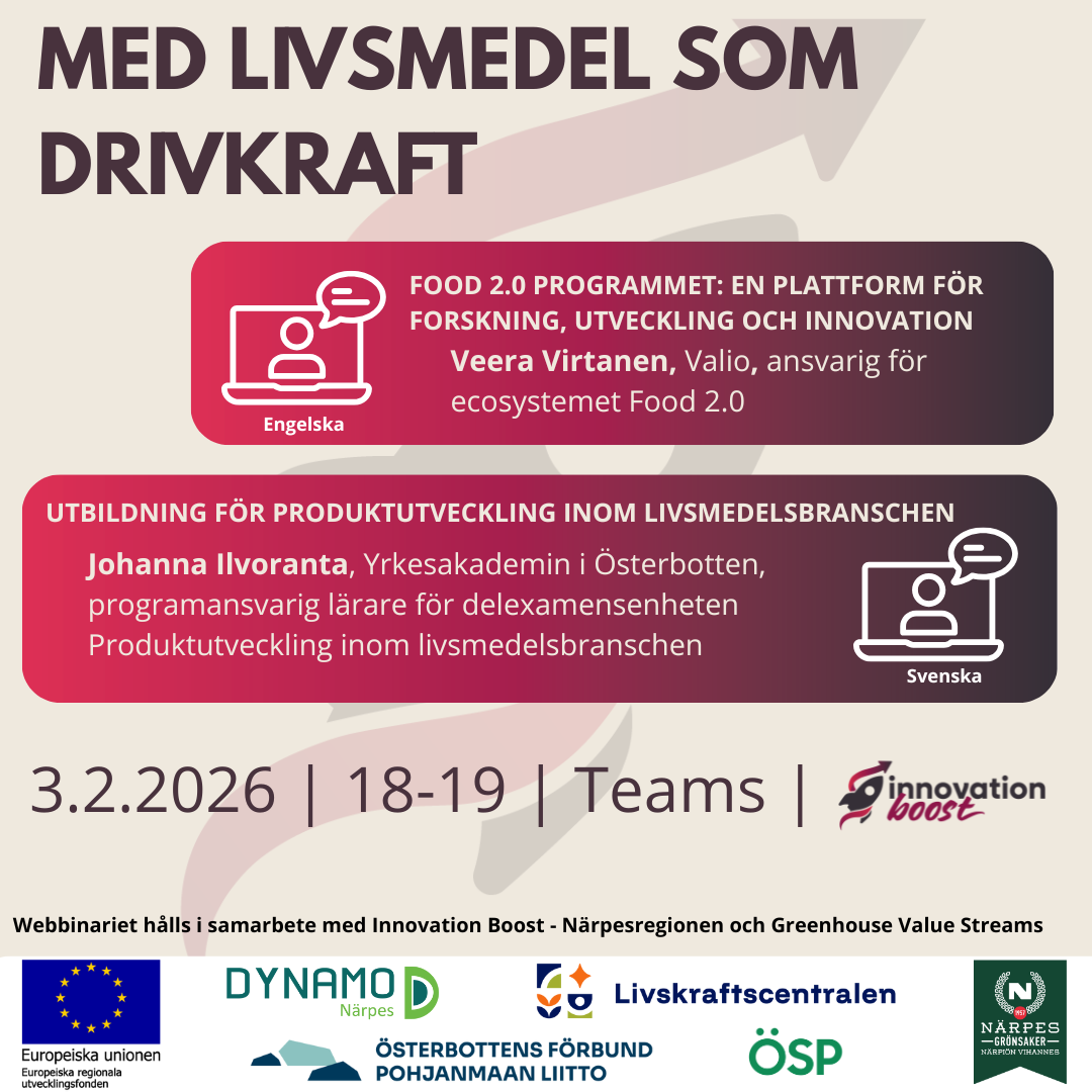 Med livsmedel som drivkraft