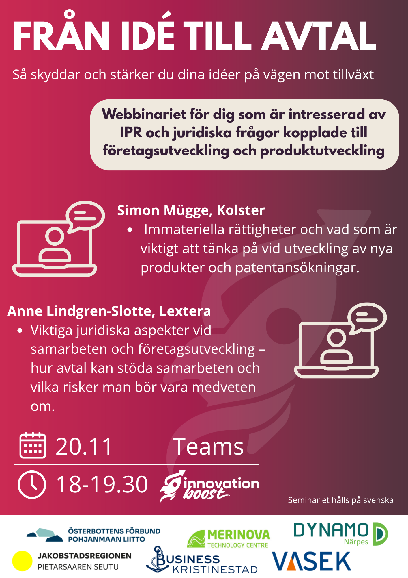 Från ide till avtal