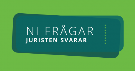 Ni frågar juristen svarar